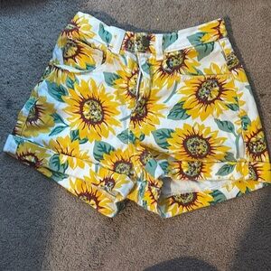 American Apparel Sunflower shorts 🌻